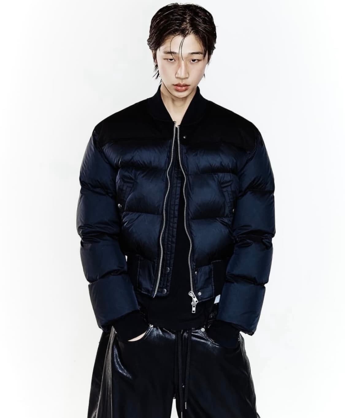 알렌느 크롭 덕다운 봄버 자켓 2 상품이미지1