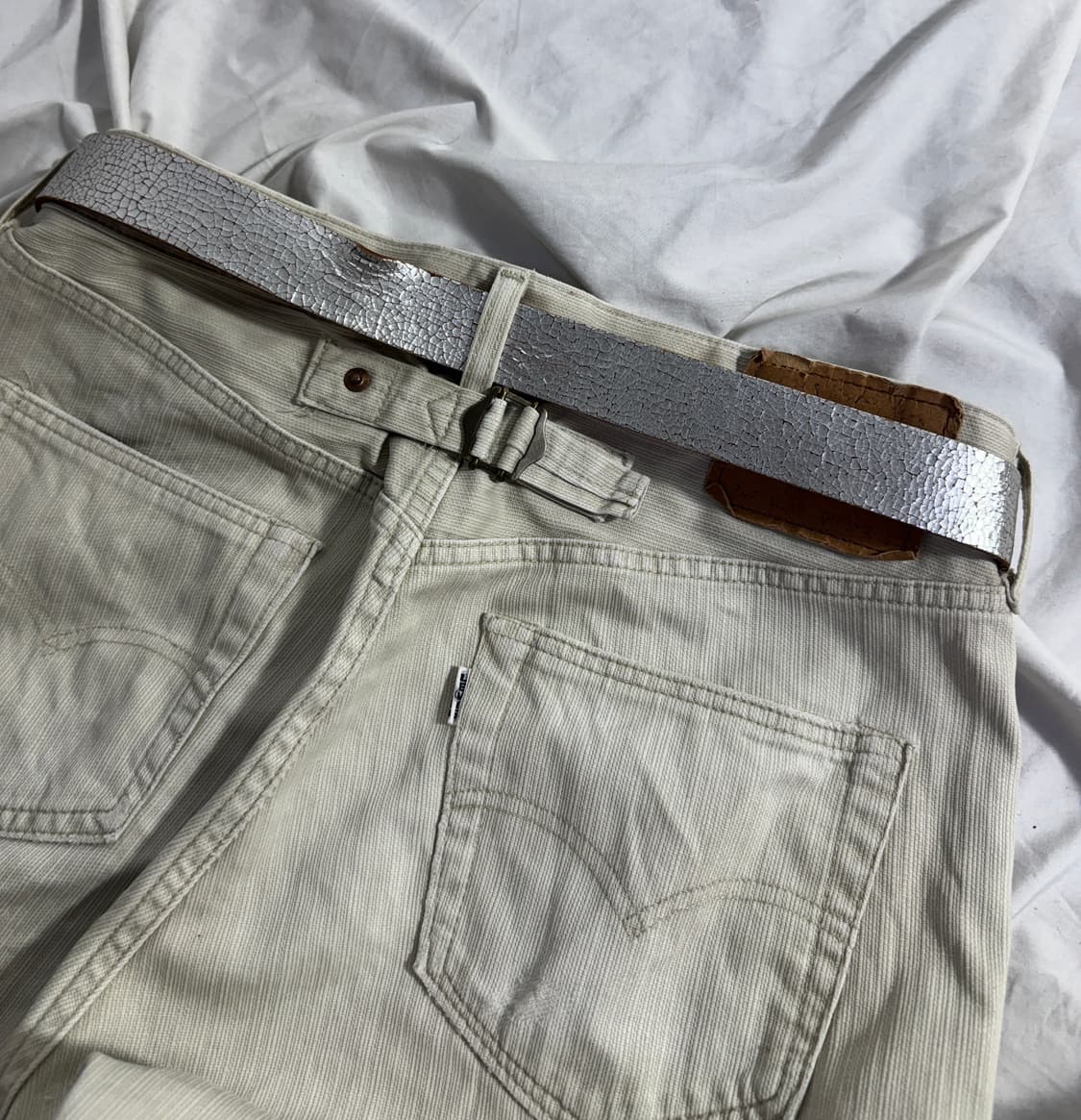 빈티지 크랙 레더 벨트 마르지엘라 상품이미지2