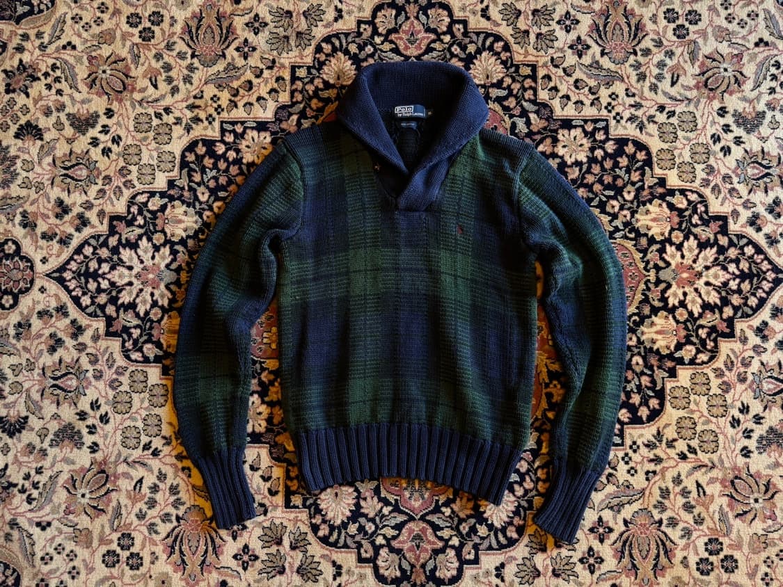 폴로 랄프로렌 숄칼라 니트 100 상품이미지3