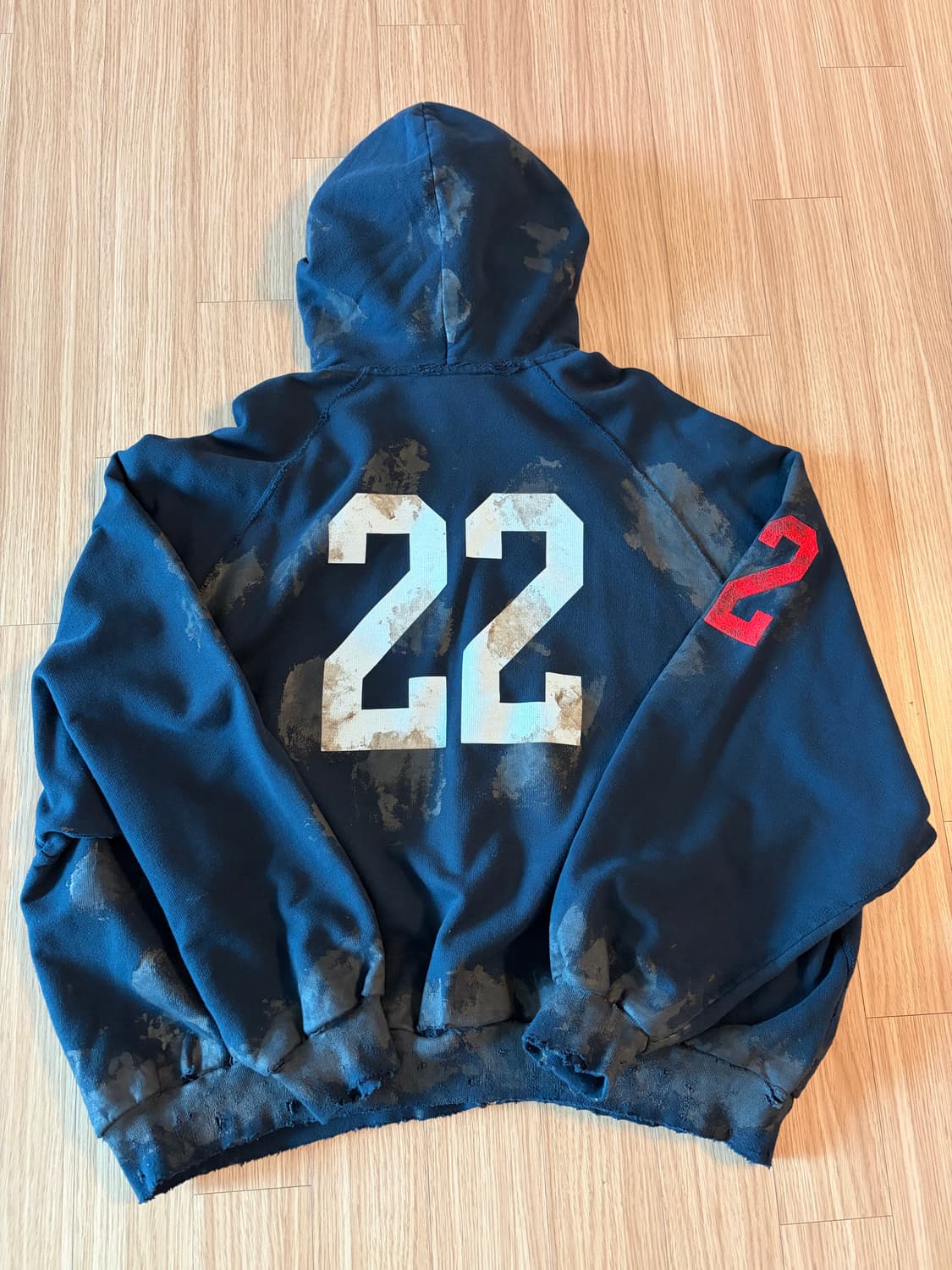 [2] 발렌시아가 더티 폴로 후드집업 네이비 상품이미지2