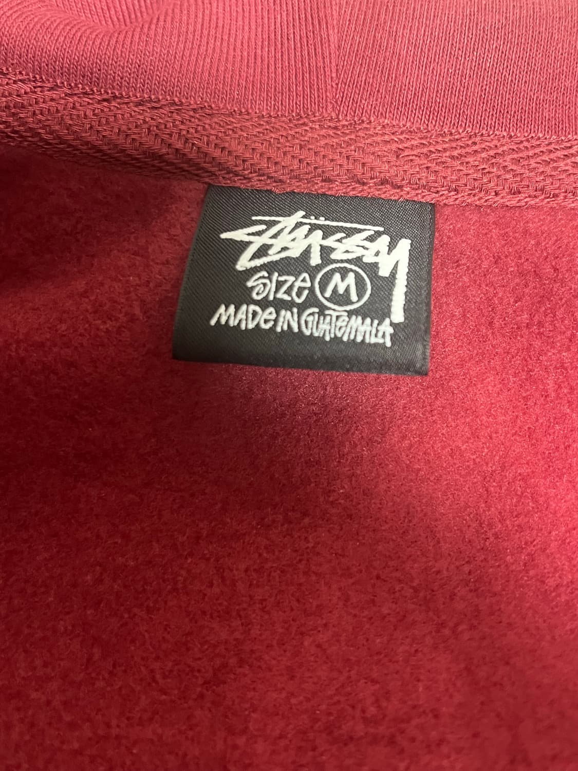 스투시 서울 챕터 와인 후드집업 m 교신/판매 상품이미지4