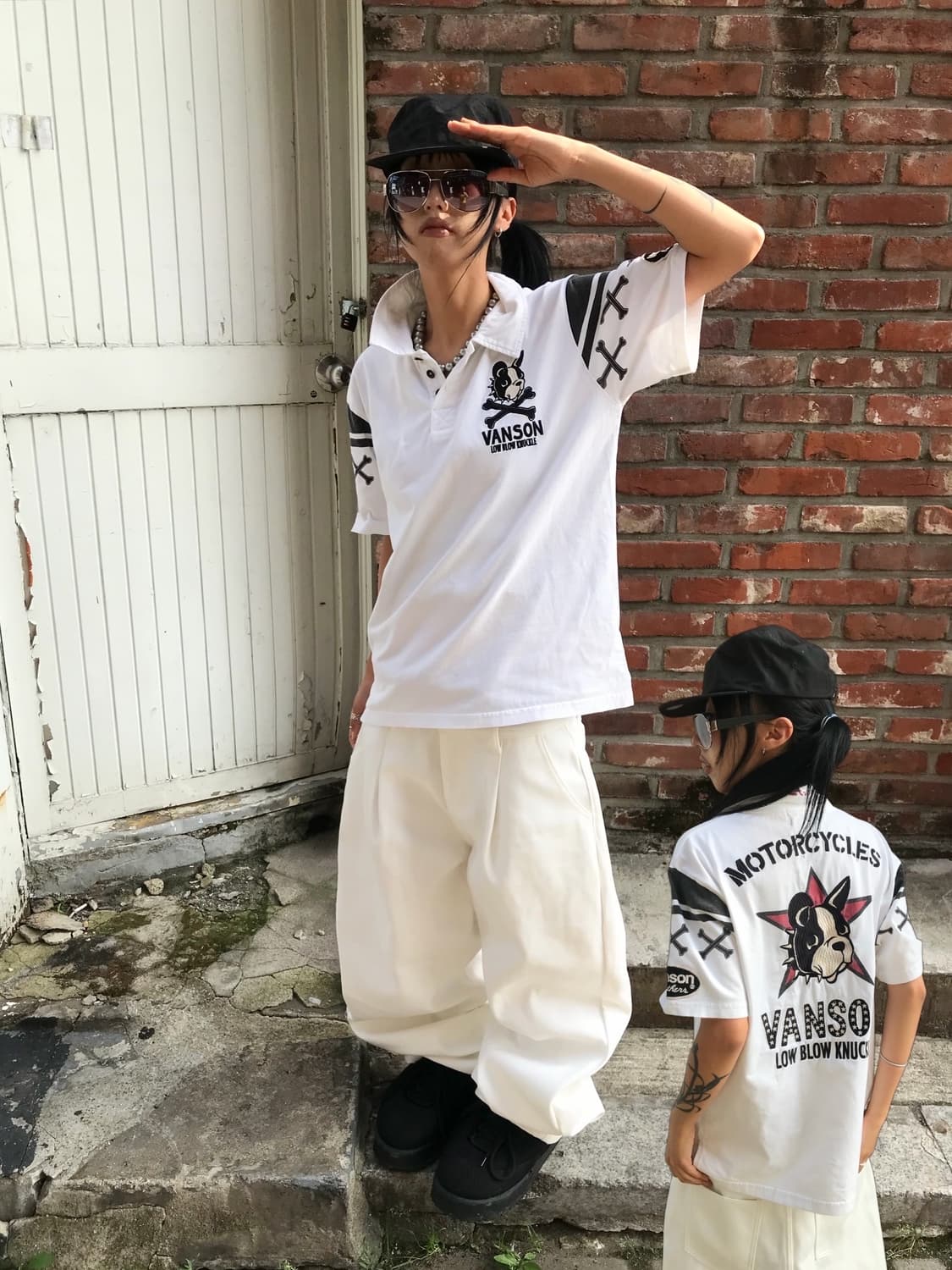 ☠️ 밴슨 자수패치 피케 반팔 티셔츠 ☠️ 상품이미지2