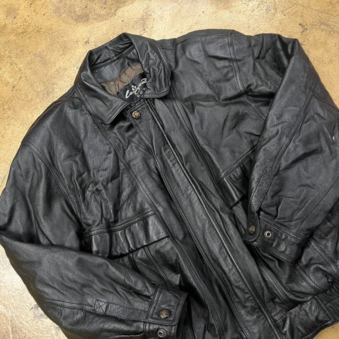 [정품/XL] Legend Dev 가죽 자켓 블랙 상품이미지1