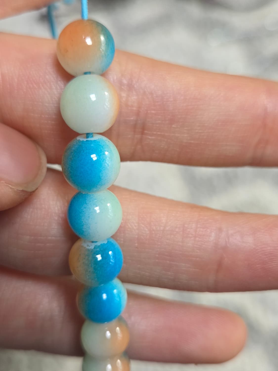 빈티지 그라데이션 원석 팔찌 상품이미지4