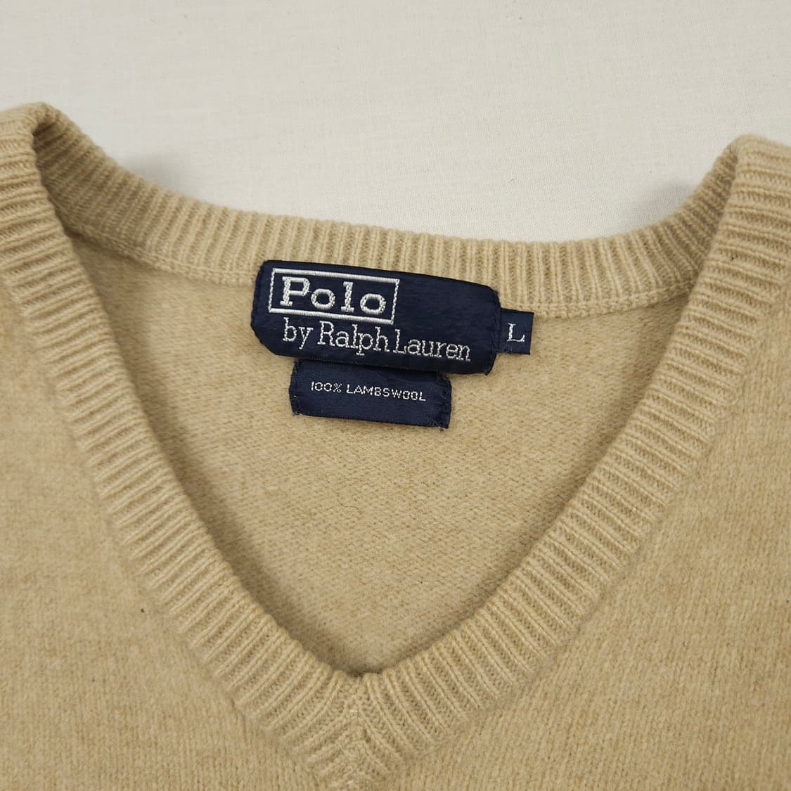 (여성L)폴로 랄프로렌 램스울 니트 오트밀 상품이미지4