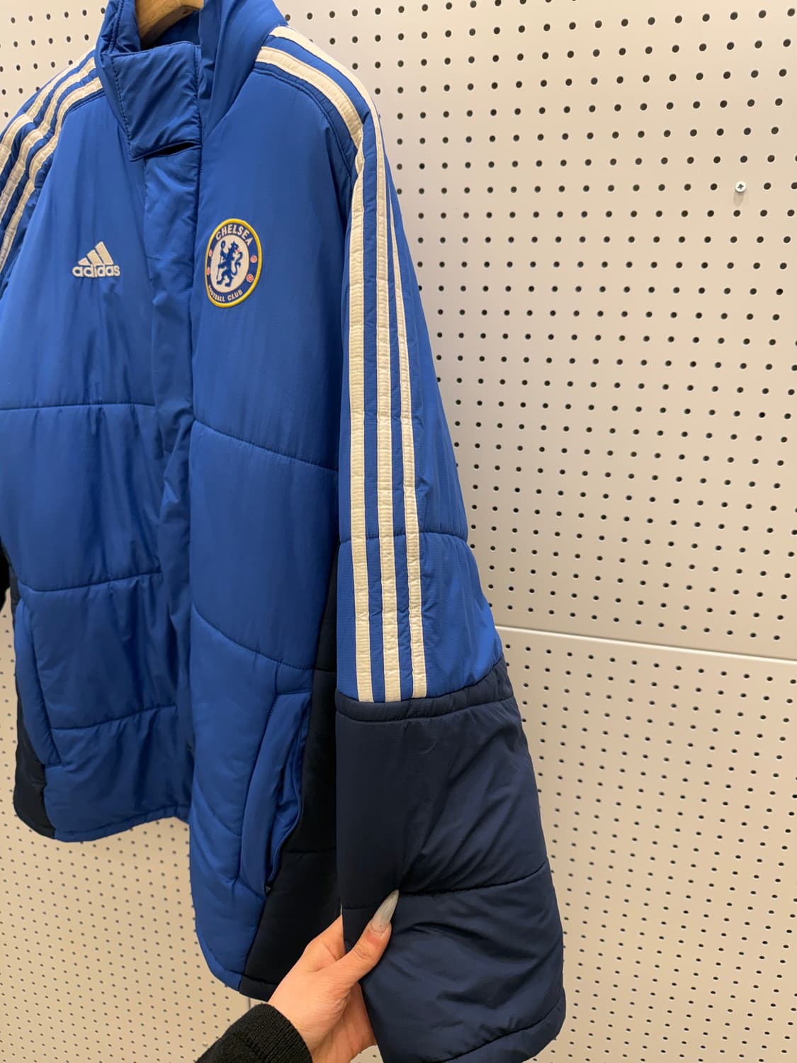 아디다스 첼시FC 패딩 자켓 블루 U966 상품이미지4