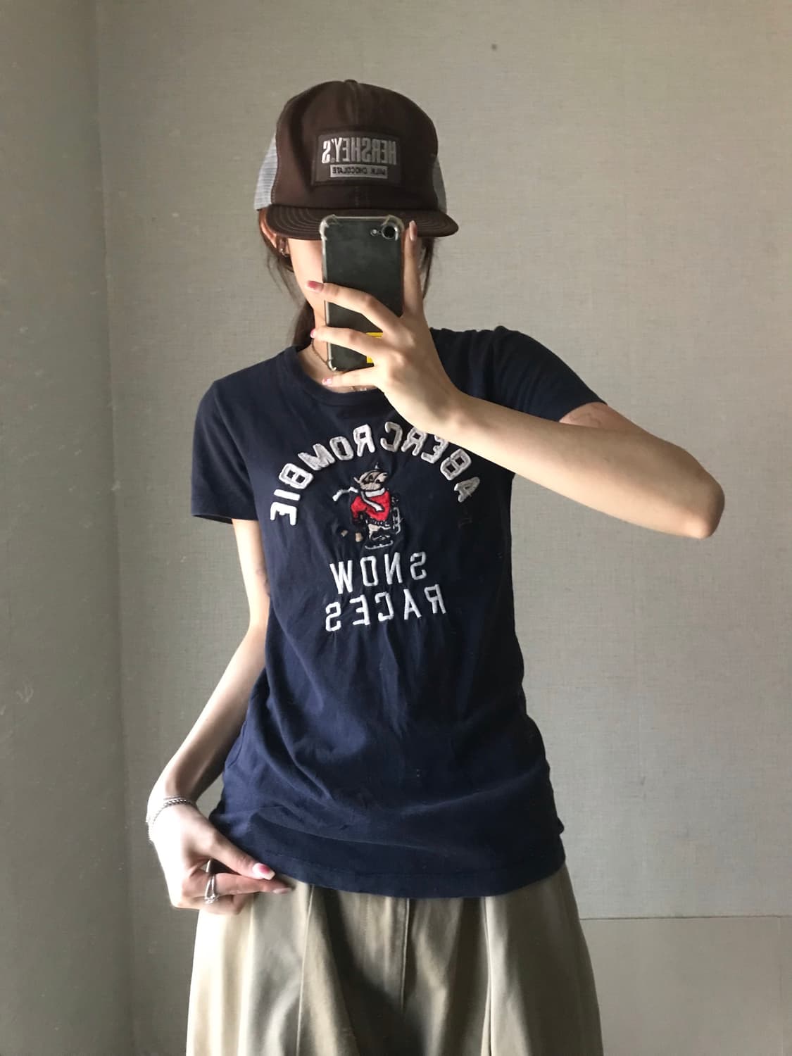 아베크롬비 슬림핏 반팔티셔츠 상품이미지1