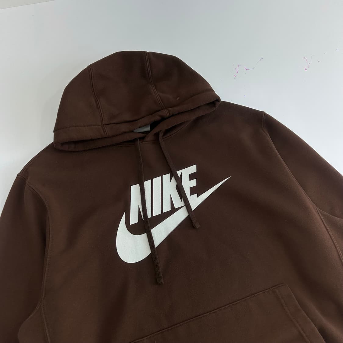 Nike 나이키 빅로고 브라운 후드티 상품이미지4