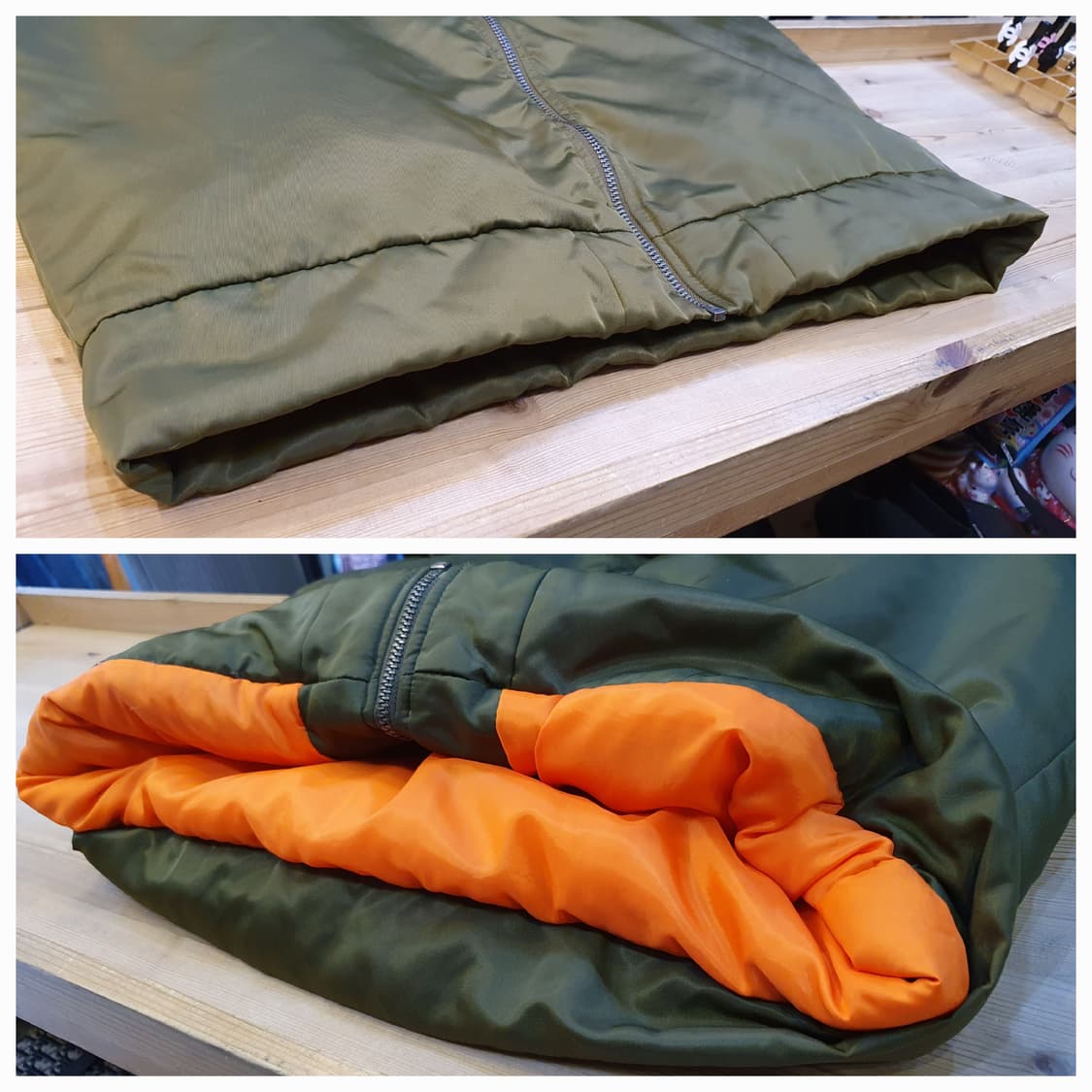 100/105.INDI 패딩 봄버점퍼 상품이미지6