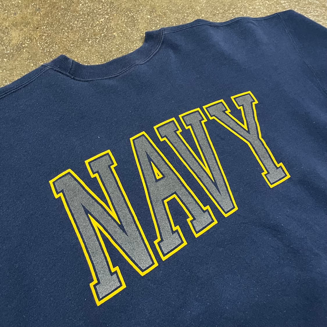 90s NAVY 밀리터리 스웻셔츠 (105) 상품이미지4