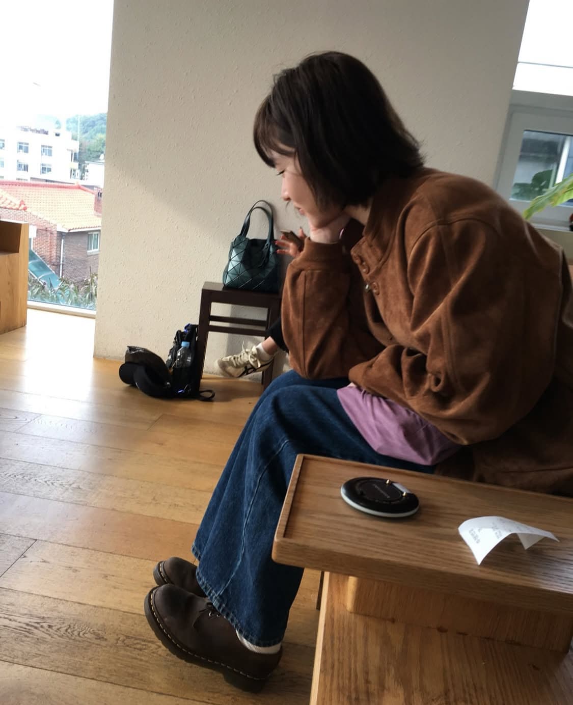 일괄) 쉬이즈큐트 프렌치데님 블루/코듀로이 브라운 M 상품이미지1