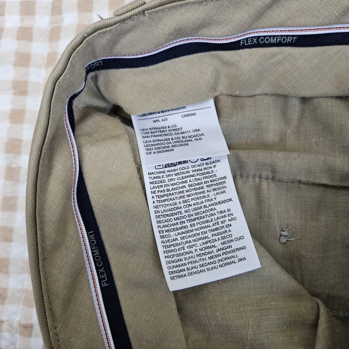 도커스 스판 면바지 남자32 상품이미지3