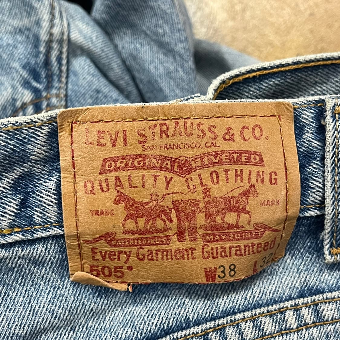 [정품] 리바이스 청바지 빈티지 워싱진 b17 상품이미지5