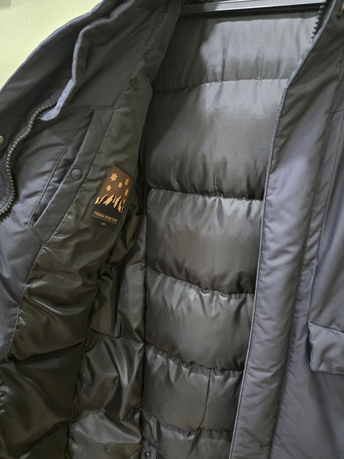 [지오투] GGIO2 프리미엄 구스다운 롱패딩 네이비 95 상품이미지3