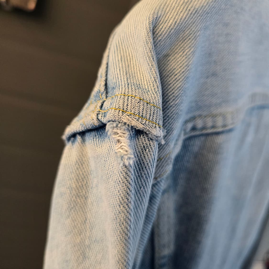 빈티지 Lee 라이더스 USA 데님 자켓 크롭핏 상품이미지9