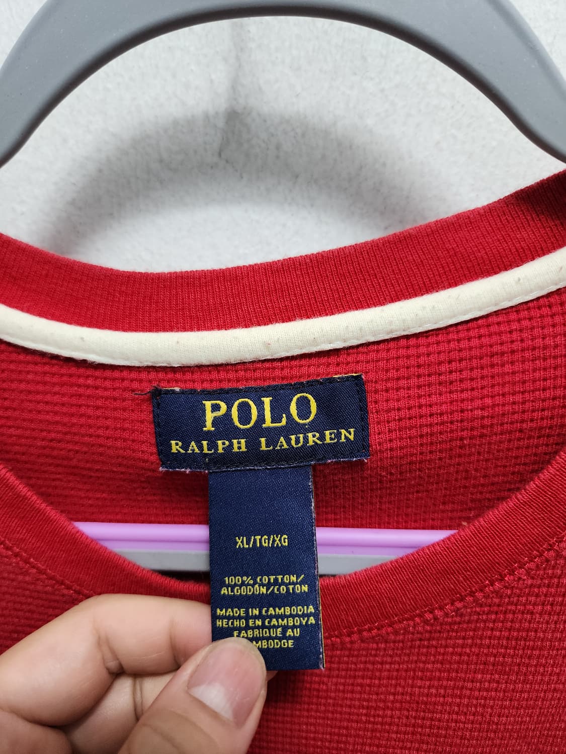 폴로 레드 와플티 상품이미지3