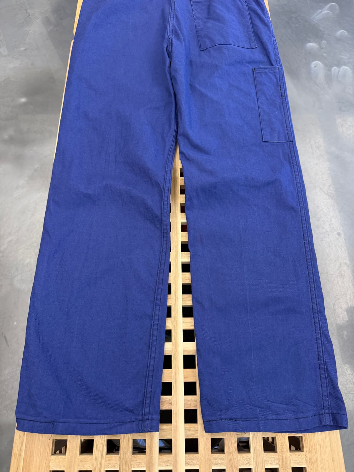 WASHED OLD VINTAGE PURPLE NAVY 프렌치워크팬츠 상품이미지9