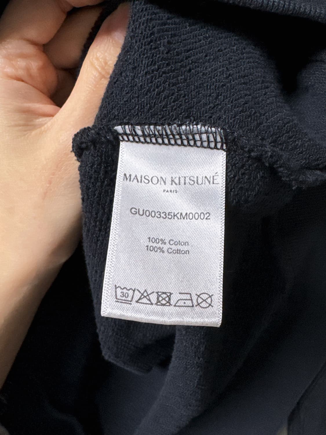 메종키츠네 코튼 후드티 상품이미지3