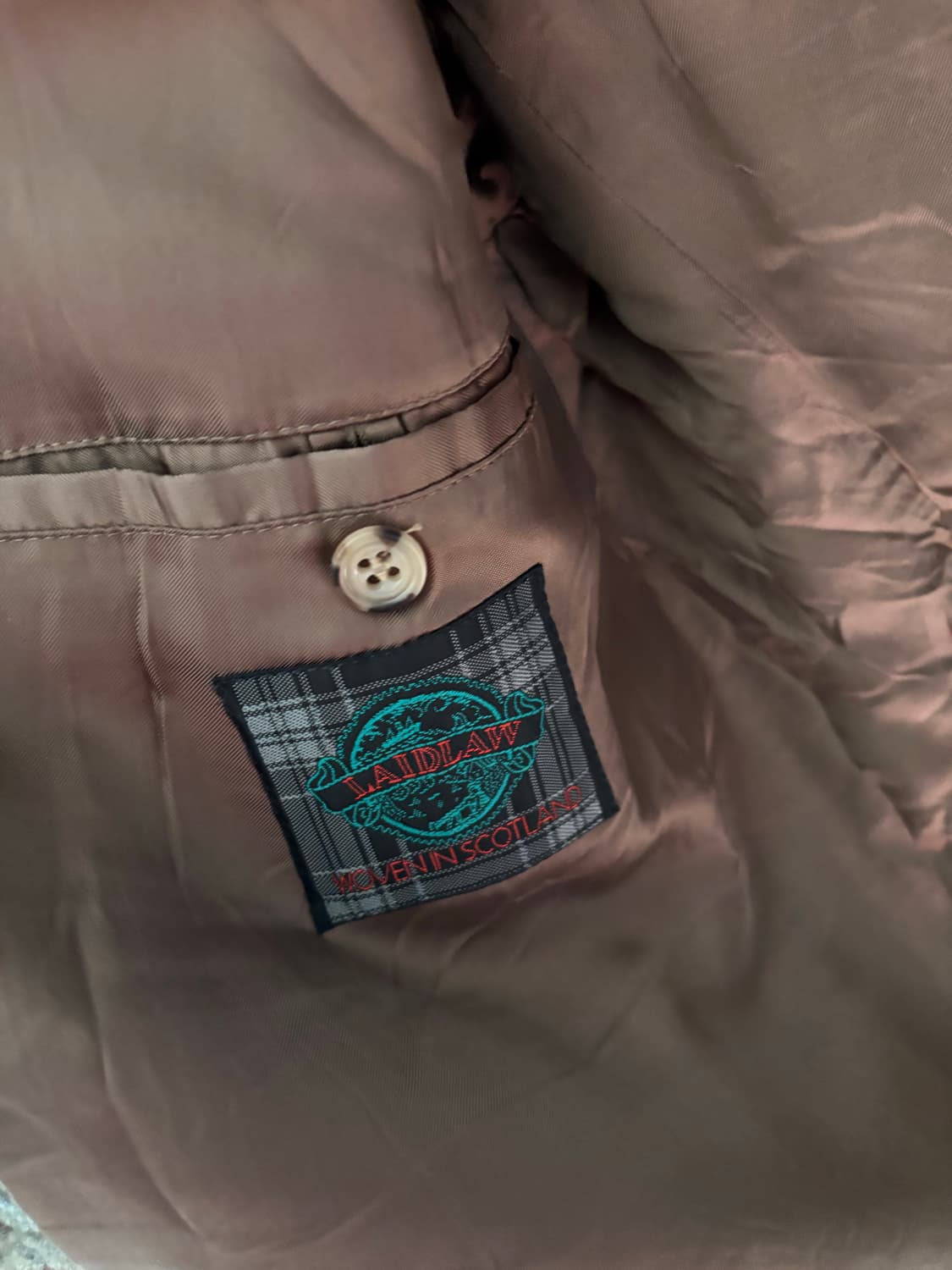 Norman Hilton 체크 울 블레이저 Japan 상품이미지3