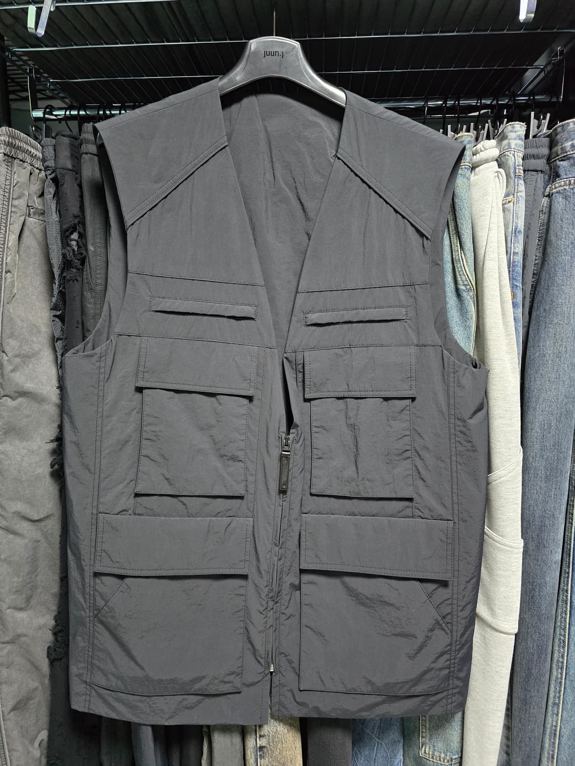 준지 투 레이어 베스트 블레이저 48사이즈 상품이미지3