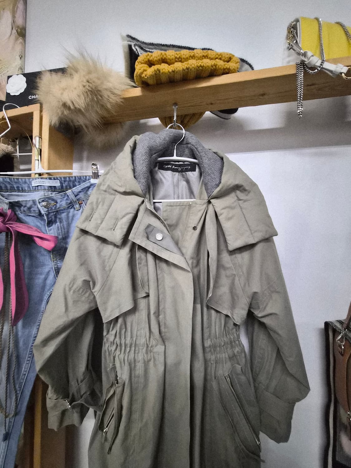 오브제 야상 트렌치 코트 상품이미지3