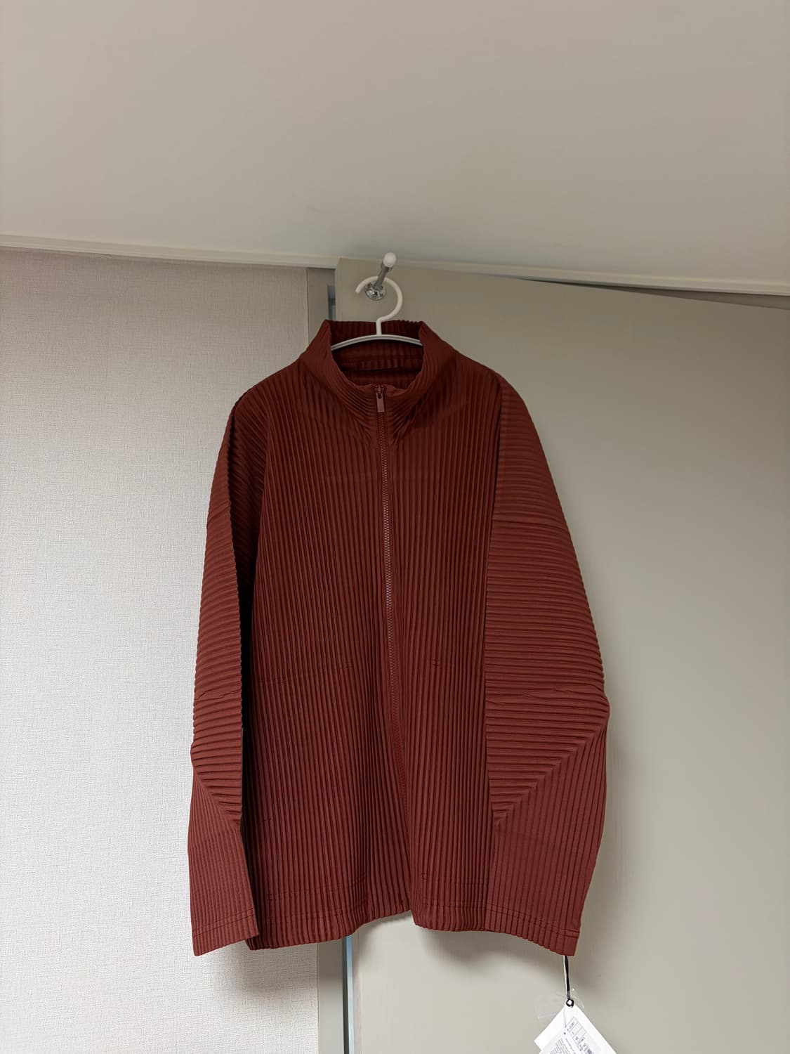 [3]옴므플리세 오버사이즈 하이넥 집업 먼슬리 상품이미지1