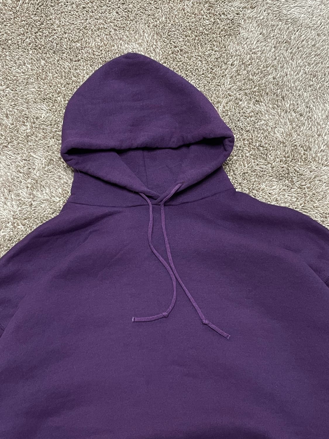 90s russell athletic hoodie purple 상품이미지2