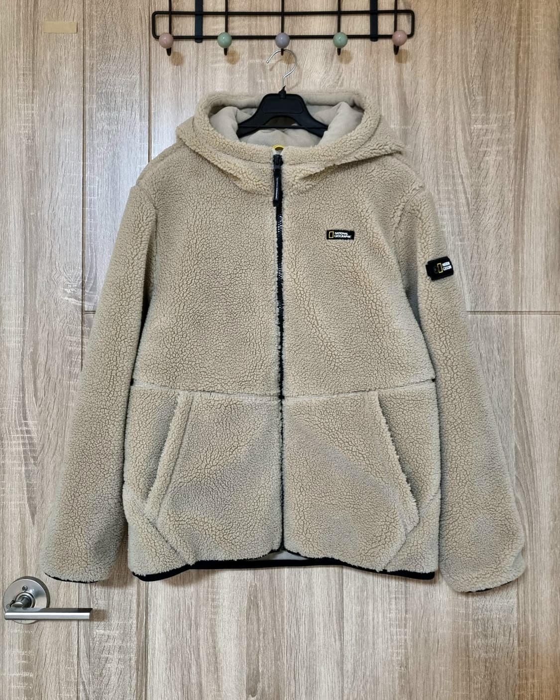 내셔널지오그래픽 뽀글이 후드집업 상품이미지1