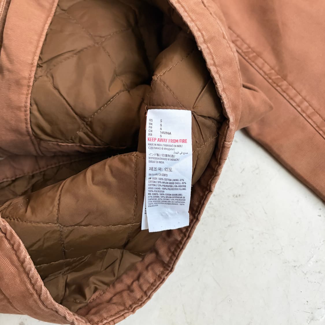 아메리칸 이글 빈티지 코튼 캔버스 필드 자켓 S 상품이미지6