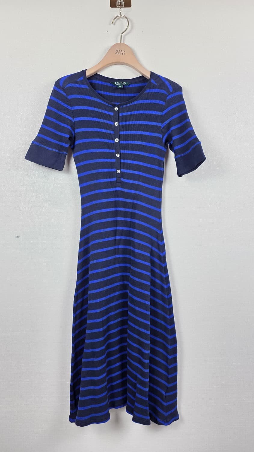 로렌랄프로렌 스트라이프 와플 니트 드레스 S 상품이미지2