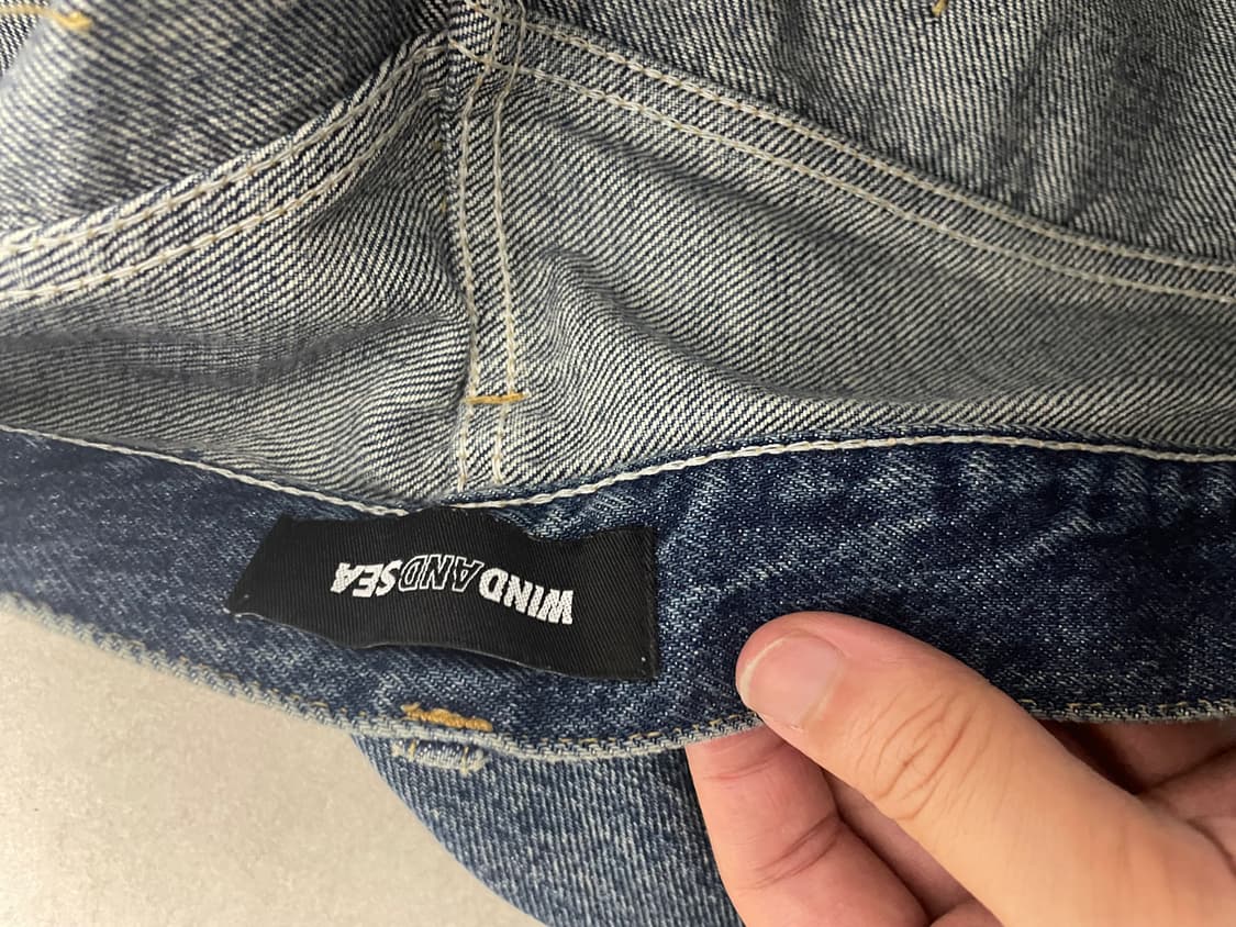 마인데님/wind&sea 데미지 데님 상품이미지4