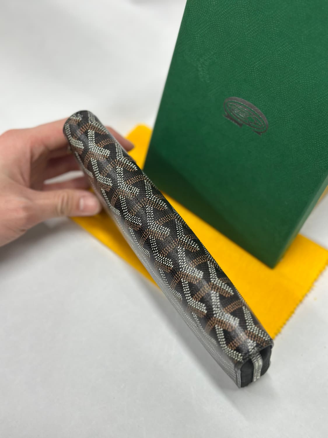 [정품] 고야드 마티뇽 지퍼돌이 장지갑  블랙탄 GM 상품이미지6