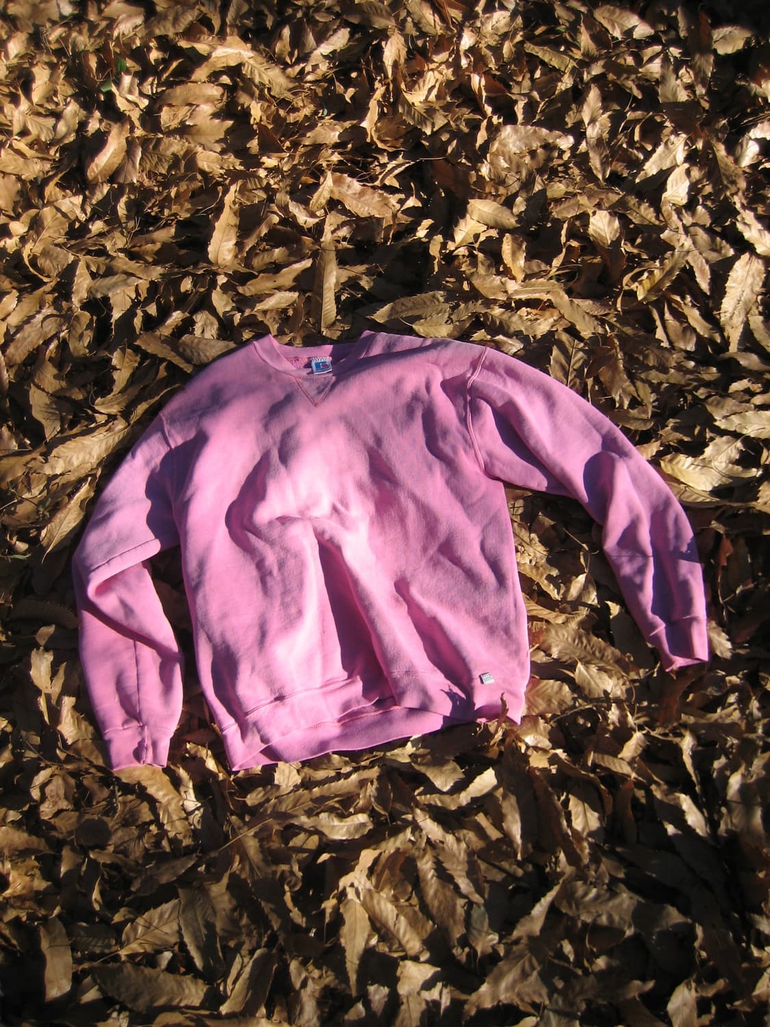 80s USA 🇺🇸 russell pink 스웻 맨투맨 상품이미지4