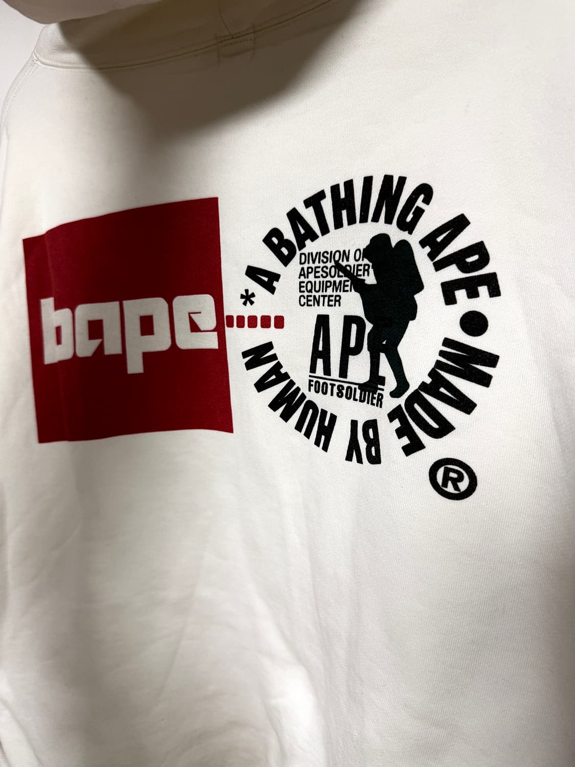 A BATHING APE 90s 시그니처 와플 후드집업 상품이미지10