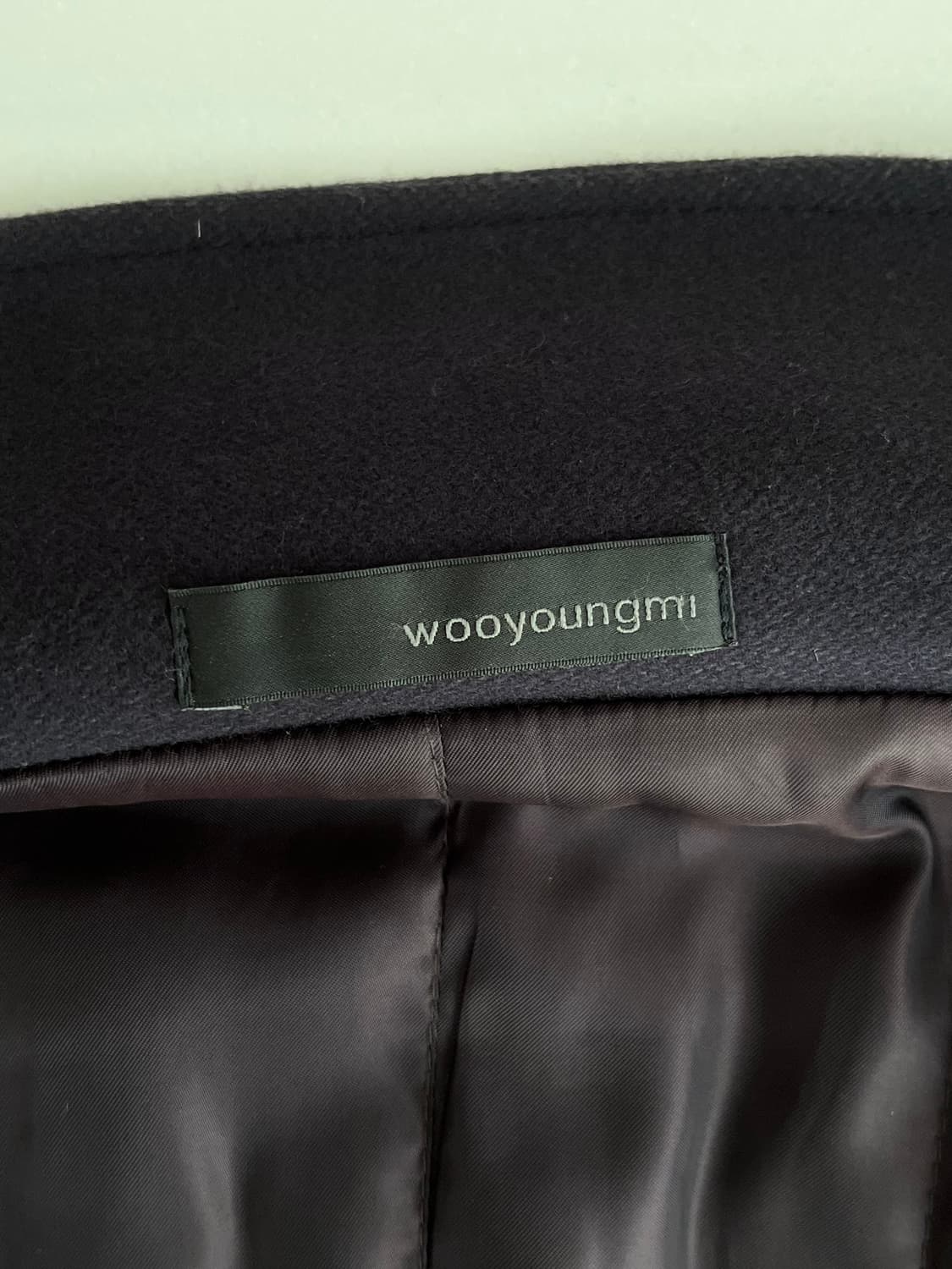 95) 쏠리드옴므 우영미 피 코트 네이비 상품이미지4