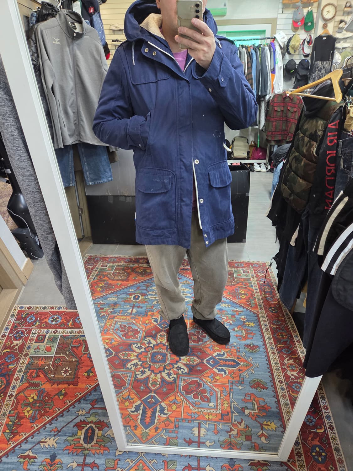 아디다스 m 파카 양털안감 야상자켓 xl 상품이미지8