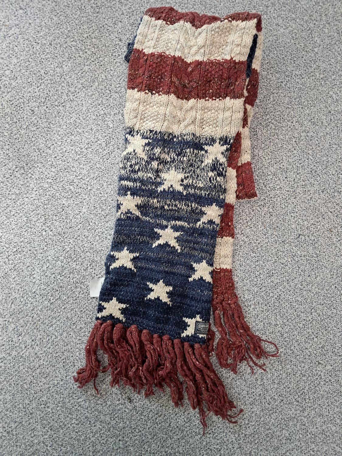 데님앤서플라이스 성조기 코튼목도리 상품이미지1