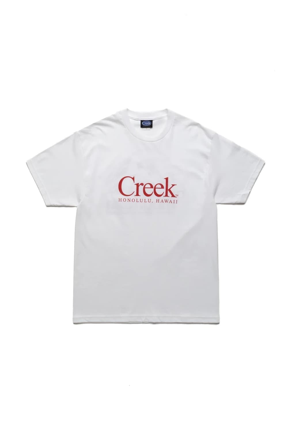 Creek x Quiet Mountain Cafe 한정판 티셔츠 화이트 상품이미지1