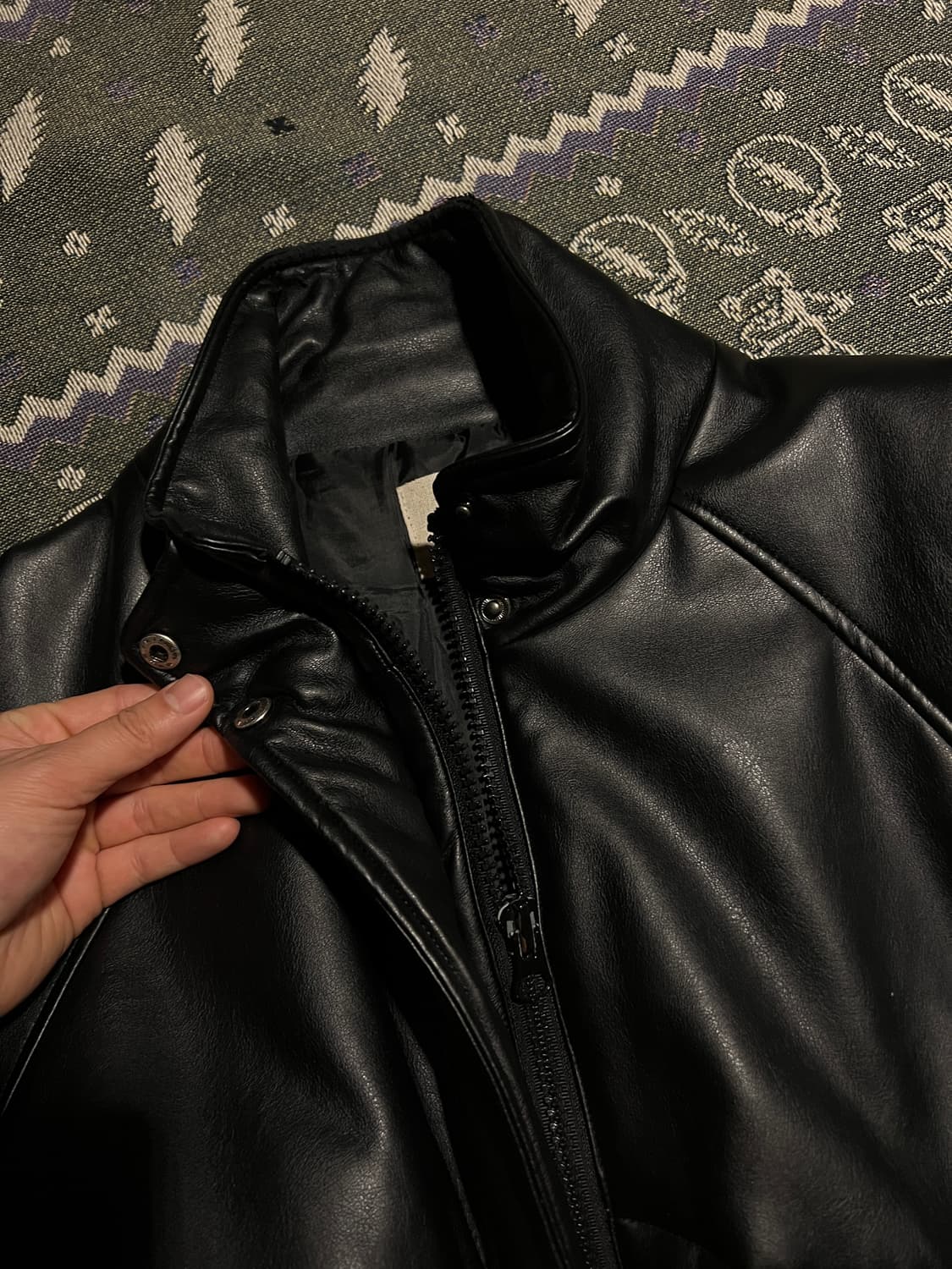 레더 자켓(누빔) 상품이미지9