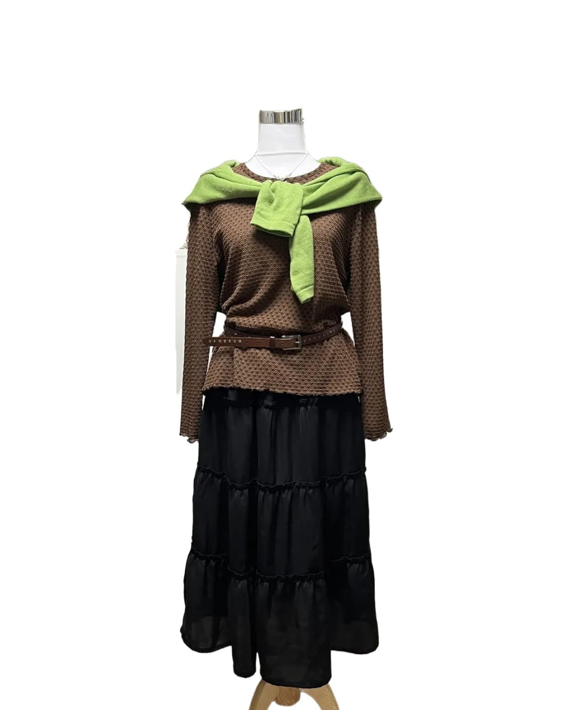 Wavy brown top 상품이미지7