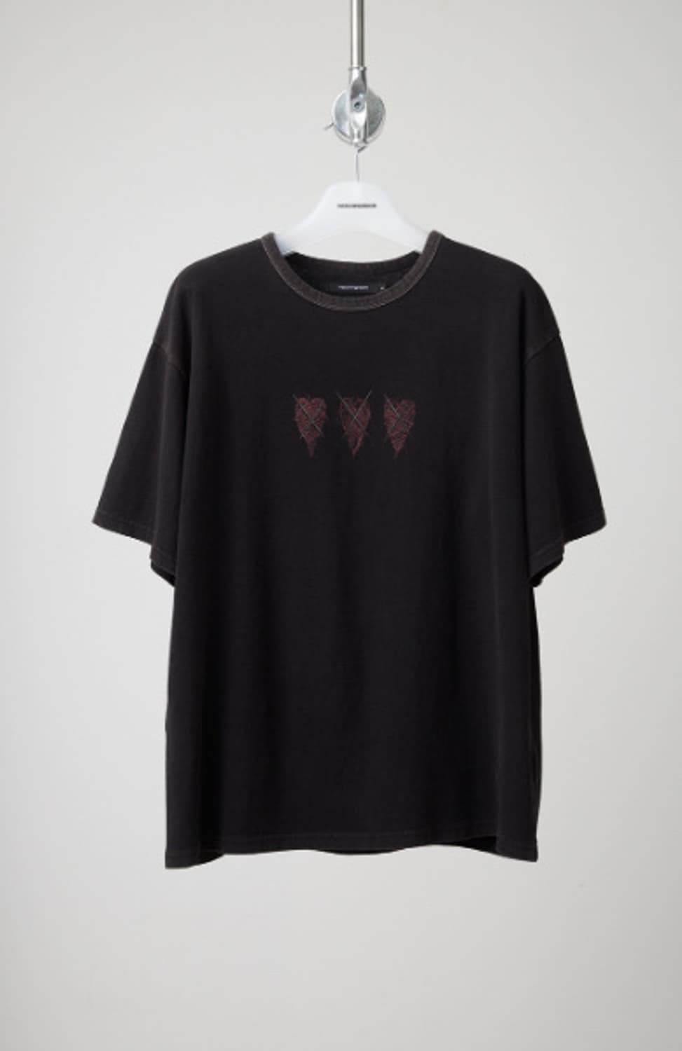 해칭룸 VTG Cartoon Heart Tee Washed Black 상품이미지1