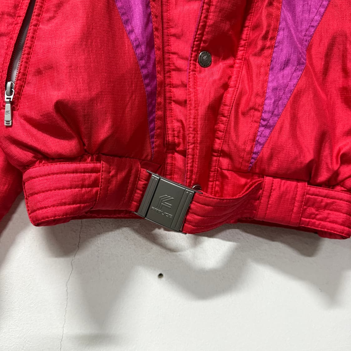 VTG 빈티지 빅사이즈 올드스쿨 배색 멀티 디테일 다운 자켓 상품이미지5