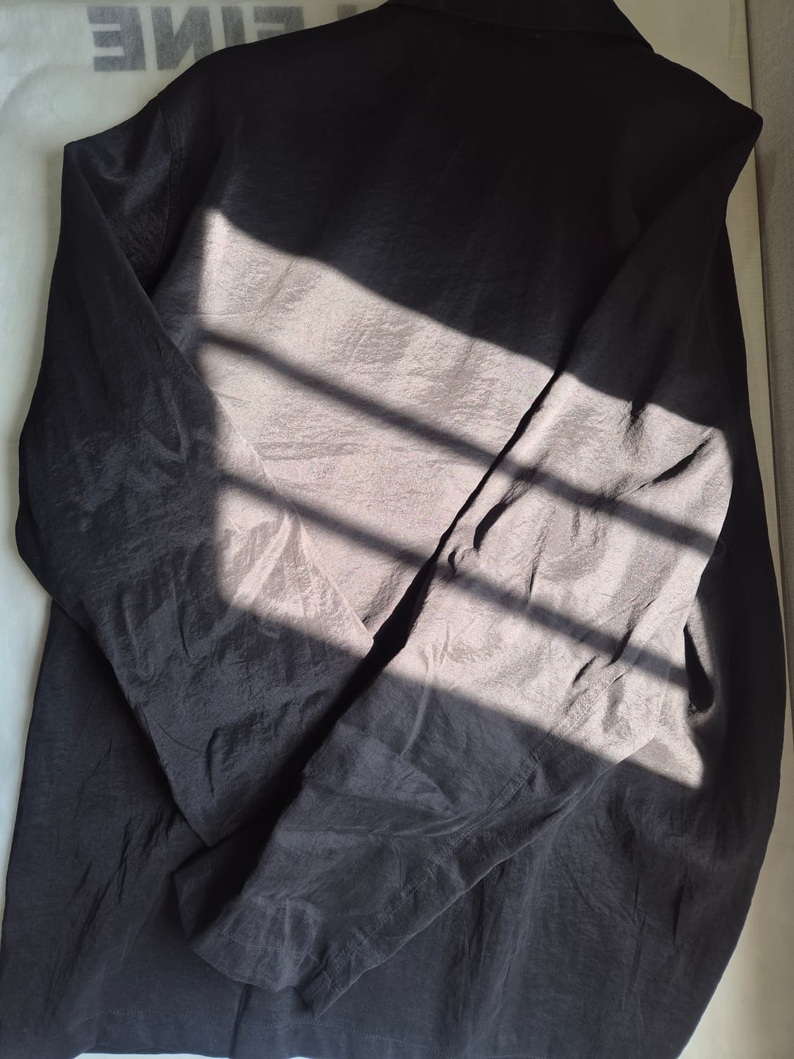 르메르 스탠드 카라 드라이 실크 셔츠 스쿼드 잉크 44 상품이미지2