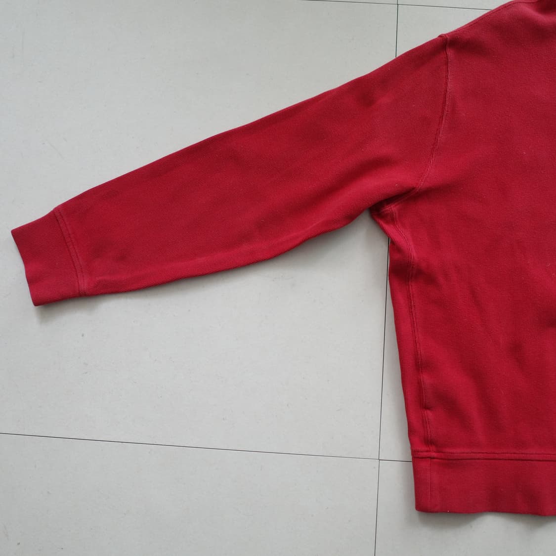 00s 폴로 랄프로렌 레드 스키 패치 하프집업 빅포니 L 상품이미지10