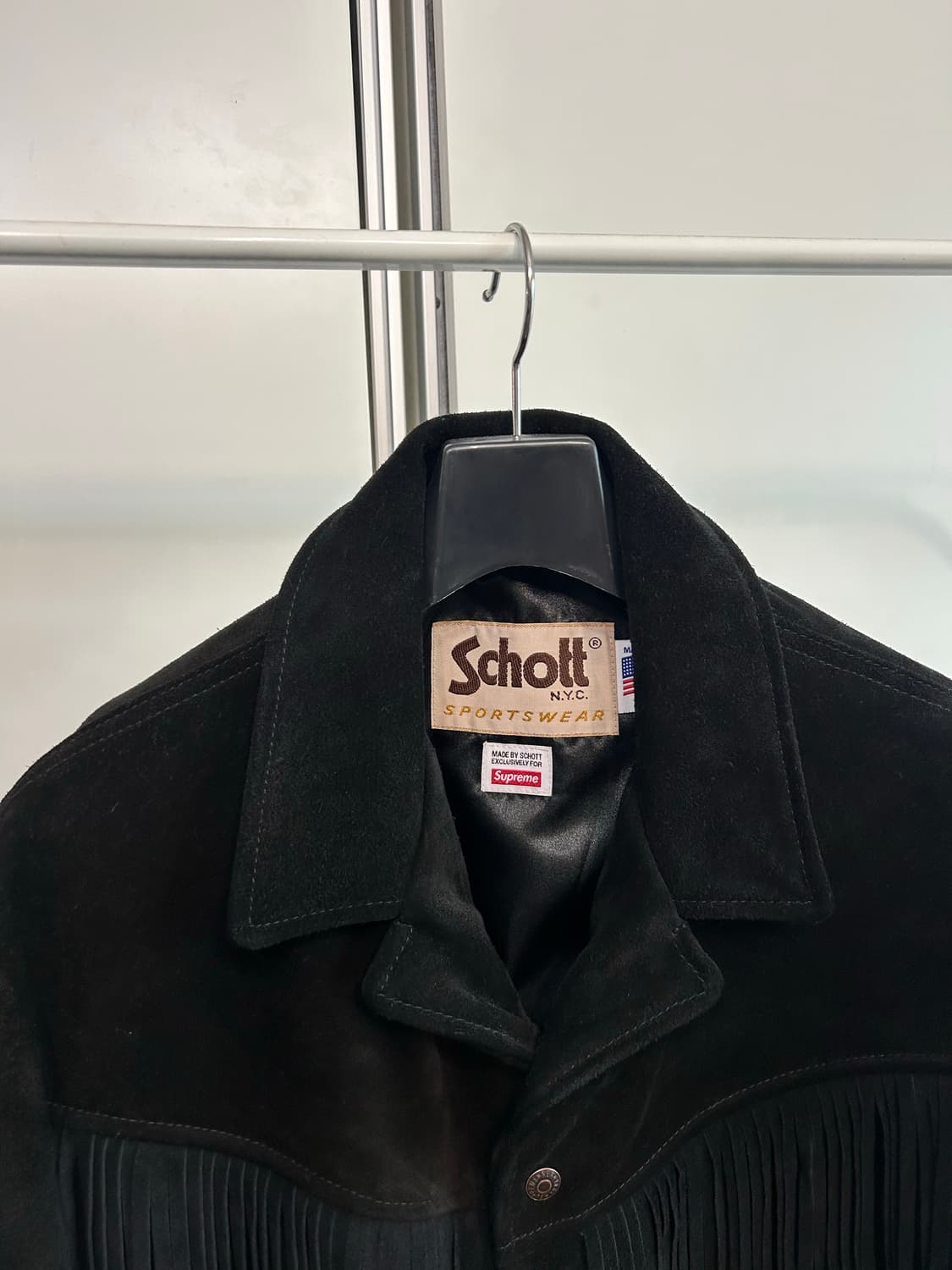 슈프림 x 쇼트 웨스턴 프린지 스웨이드 자켓 상품이미지4