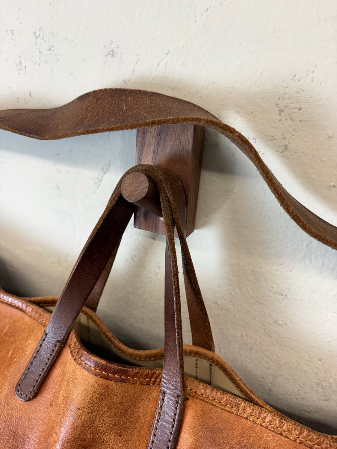 BAGGY PORT 배기포트 빈티지 브라운 레더 숄더백 상품이미지5