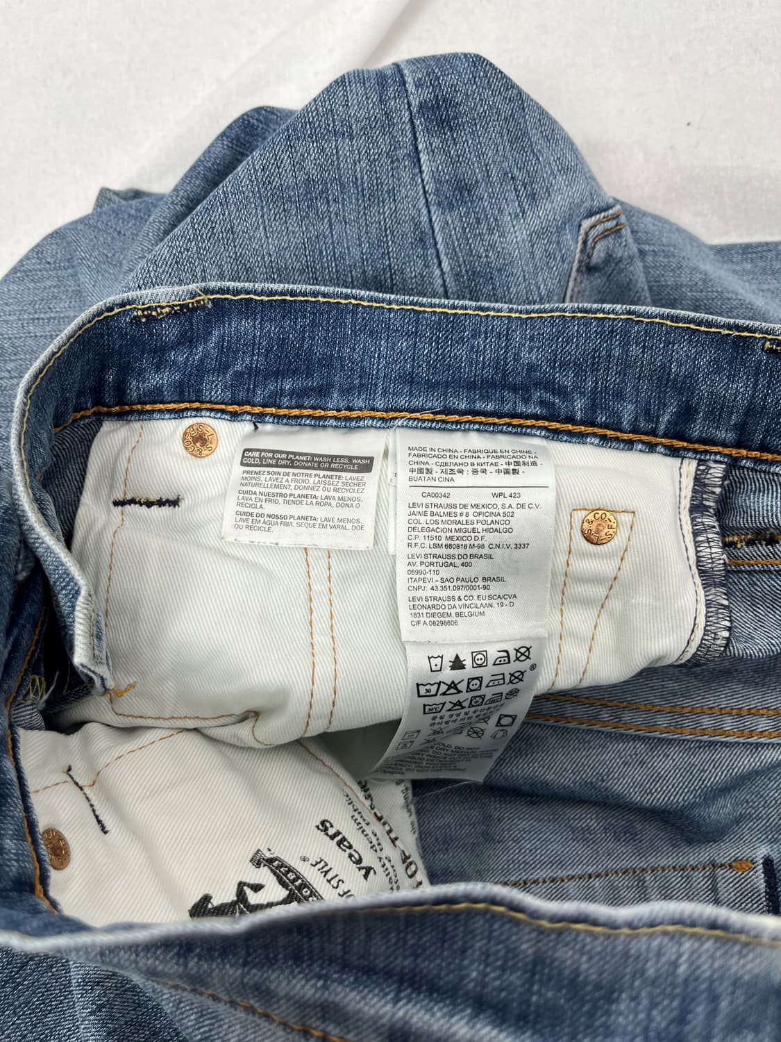 Levi's 502 블랭크탭 데님팬츠 상품이미지7