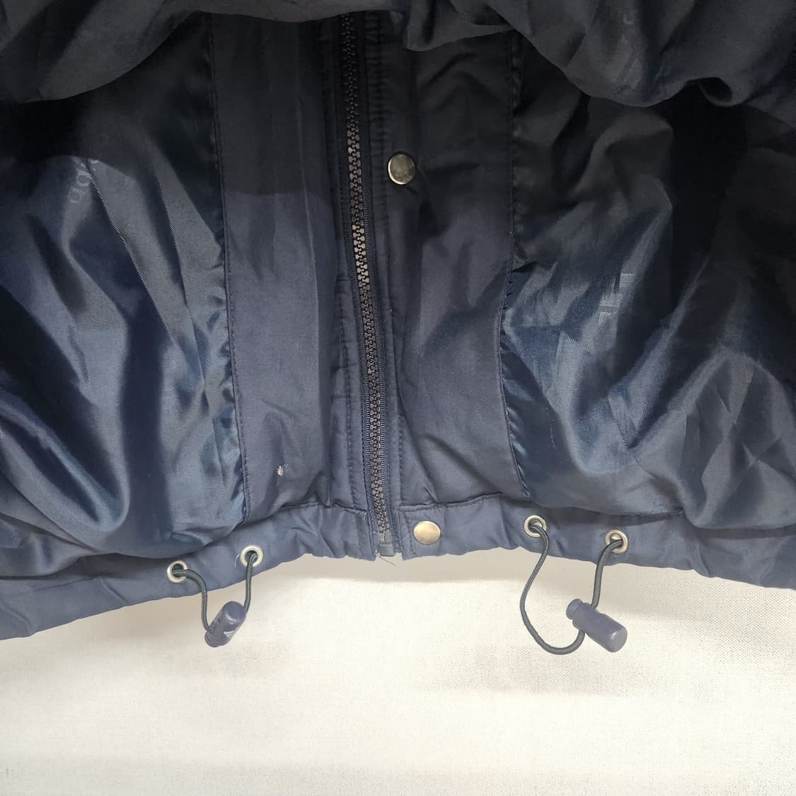 올드스쿨 아디다스 로고 덕다운 스트링 패딩 100(2XL) 상품이미지5