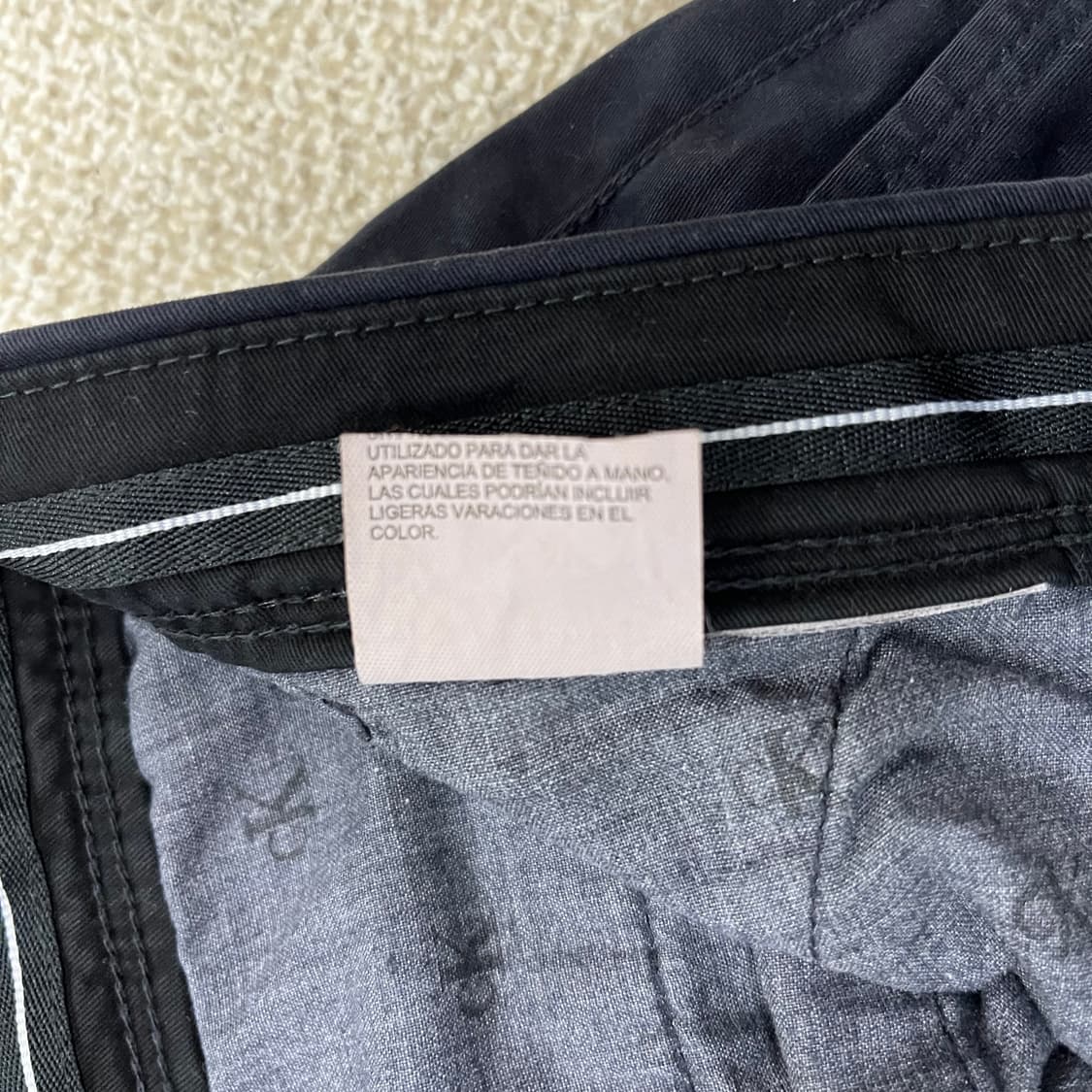 [30] 캘빈클라인 진스 네이비 슬림핏 바지 0105M1 상품이미지5