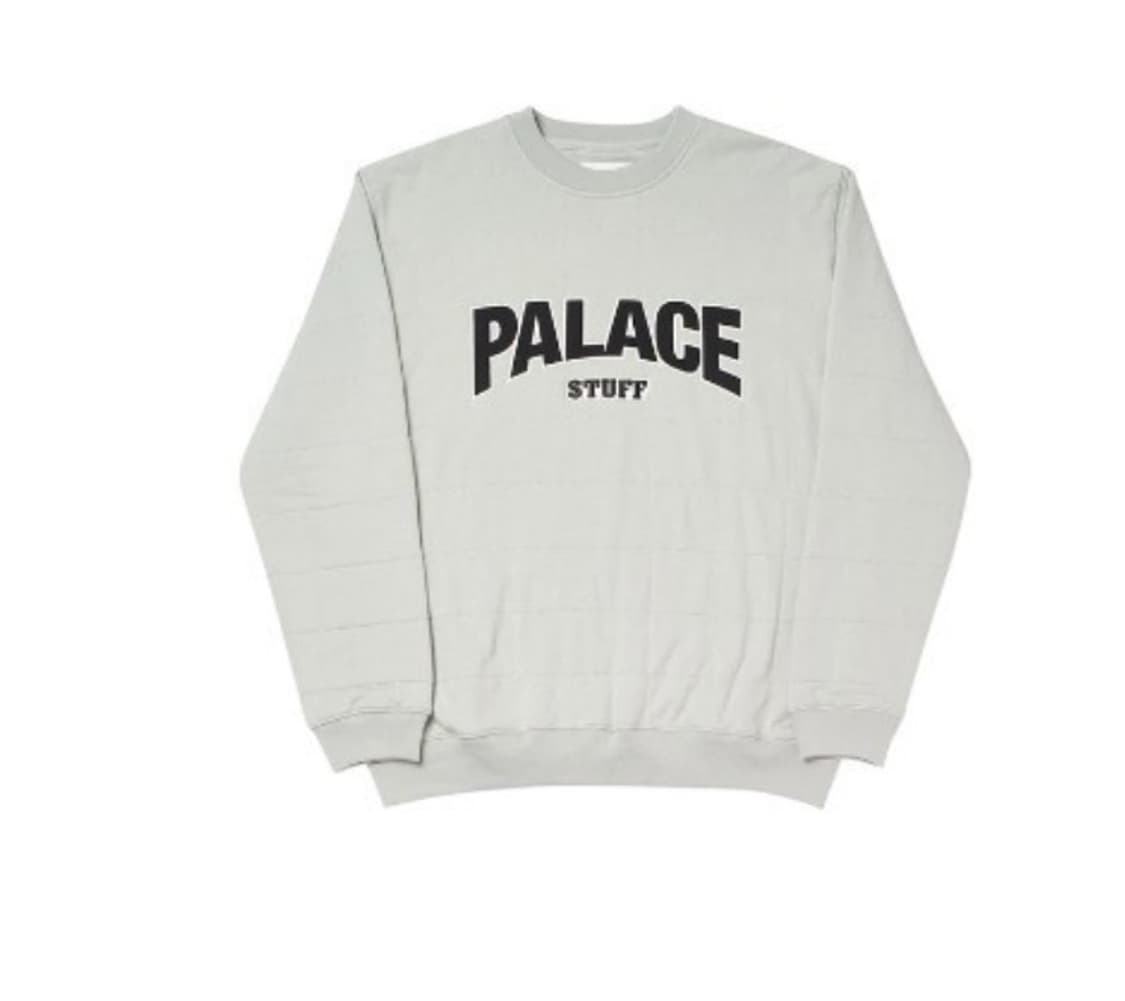 (중고/XL) palace p stuff crew grey XL 상품이미지1